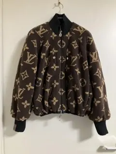 LOUIS VUITTON モノグラム ボア リバーシブル ドレープ ジャケットのサムネイル