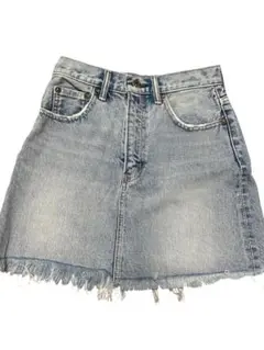 SLY JEANS ライトブルーデニムミニスカート