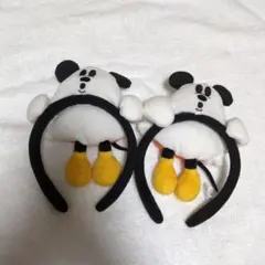 ディズニー ハロウィン限定 ミッキー おばけ カチューシャ　2個セット