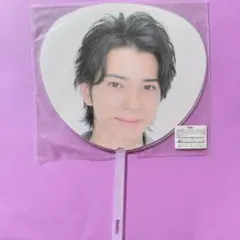 【未開封】嵐 公式ミニうちわ　松本潤　Timeコトバノチカラ　ツアーグッズ