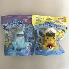 ポケモン　みずでっぴゅ～　キャプテン ピカチュウ・ヌオー　２個セットのサムネイル