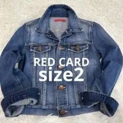 【RED CARD】レッドカード デニムジャケット ブルー 日本製 size2