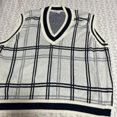 BROWNY チェック柄 ベスト Mサイズ