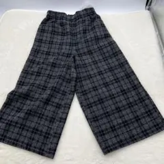 美品 ブルーレーベル クレストブリッジ チェック ワイドパンツ ベルト