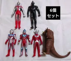 ウルトラマン　ソフビ　6個セット