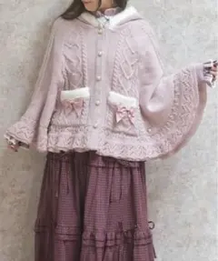 アクシーズファム　ポエティック　ハート　ケープ　コート