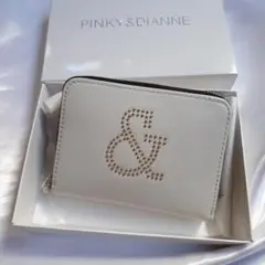 ピンキー&ダイアン Pinky&Dianne スタッズ 折り財布 ホワイト 新品のサムネイル