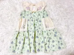 スーリー　souris フラワーガーデン　ワンピース 110cn