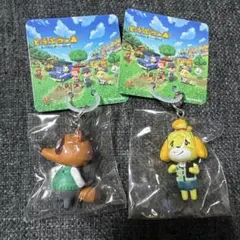 どうぶつの森 マスコットフィギュア たぬきち しずえのサムネイル