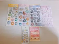 正規品　新作　ちいかわ　シール　5点　インデックス付箋　わたあめ　ウォーターイン