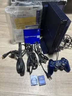 SONY PS2 SCPH-50000 MB/NH ミッドナイトブルーBBパック
