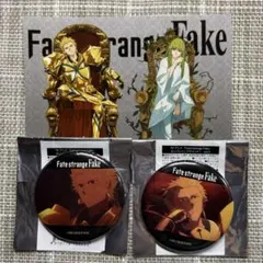 Fate strange Fake　ギルガメッシュ　エルキドゥ　缶バッジ