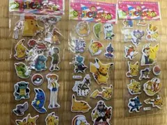 ポケットモンスター シール 3枚セット　袋破れ