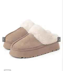 厚底ムートンスリッポン 【GRL】