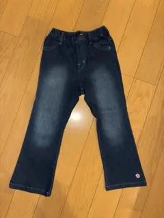 BREEZE お花刺繍フレアデニム 120