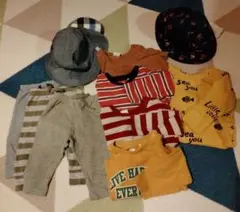 子供服セット 8点 + 帽子2点