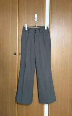 SUBLATIONS ウールギャバジン フレアイージートラウザーズ　サイズ0