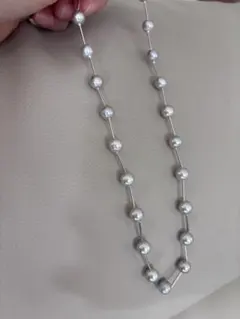 K18WG パールネックレス 約43.5cm - メルカリ