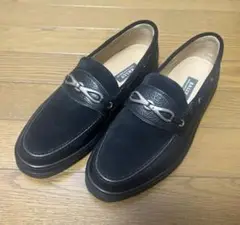 BALLY 黒　スエード　レザー ローファー　サイズUS 7
