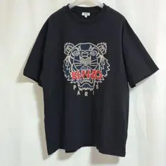 KENZO トラプリント Tシャツ ブラック