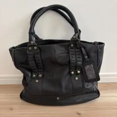 et vous レザートートバッグ