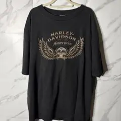 【早い者勝ち】Harley-Davidson Tシャツ XL 黒 イーグル