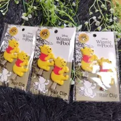Winnie the Pooh ヘアクリップ 3袋6個セット「新品未開封」