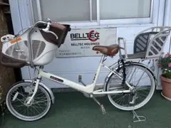 3人乗り適合車 丸石サイクル デリシアデュオ 前後子乗せ付のサムネイル
