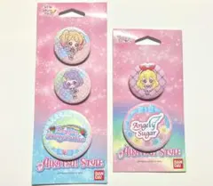 アイカツスタイル 東京駅限定星宮いちご、虹野ゆめ、七倉小春缶バッジセット