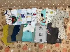 キッズ ボーイズ 夏物 半袖 Tシャツ 半ズボン セットアップ　100cm