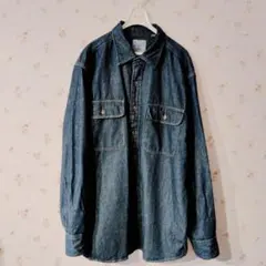 美品　ユニクロ　JW ANDERSON デニムシャツ　68 BLUE