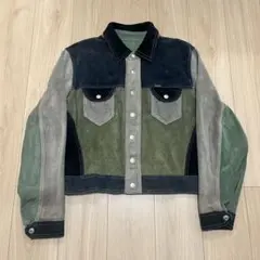 DIESEL 80's 初期　リバーシブル　スエードレザー　トラッカージャケット