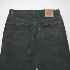 USA製ビンテージ550リーバイス 後染め ブラックデニムパンツw38 黒90s