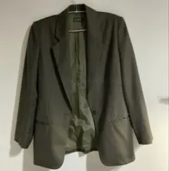 J.CREW ジェイクルー レナウン製 ウール100テーラードジャケット カーキのサムネイル