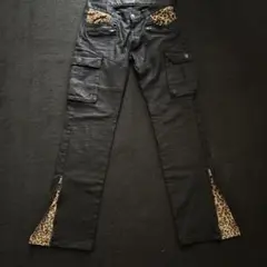 ganni レオパード柄 デニム パンツ レッド TAKATO着用 GRANCY - メルカリ