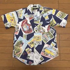XL 90s ラロッカ × BC ETHIC ロカビリー アート アロハ シャツ - メルカリ