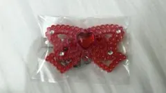 【シークレットヘアクリップ（サンリオ ギャルネコ）】 キティ/レッドオーロラ