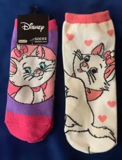 Disney マリー ソックス 23-25cm2足セット（新品）のサムネイル