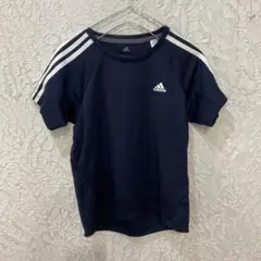 A265 adidas 半袖スポーツウェア Tシャツ ネイビー レディース　　M