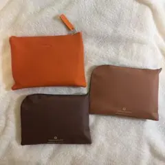 ターキッシュユニークライン ポーチ LACOSTE ユネスコ オレンジ