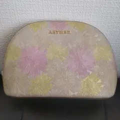 AETHER　エーテル　マルグリート　マーガレット型押しラウンドポーチ