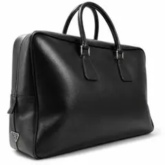 PRADA サフィアーノ ブリーフケース 黒 ギャラ 鍵付 - メルカリ