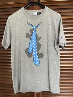 Champion ミッキーマウス Tシャツ Lサイズ　グレー