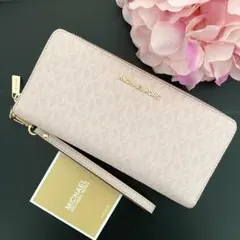 【新品】MICHAEL KORS 財布 長財布 ピンクのサムネイル
