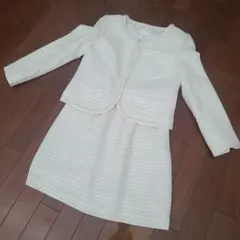 KUMIKYOKU　スーツ　オフホワイト