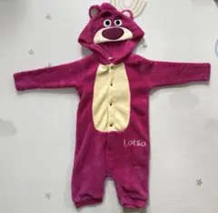 ロッツォ クマ 着ぐるみ 80cm ロンパースフード付き トイストーリー