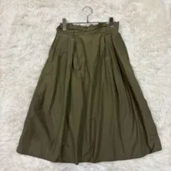 サマンサモスモス タック入りフレアスカート ウエストフリルギャザー E10502のサムネイル