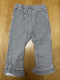 petit main ギンガムチェック 7分丈　100サイズ