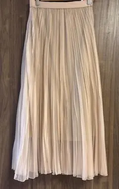 UNITED ARROWS ベージュ プリーツスカート 38