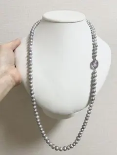 オパール＆アメジスト リバーシブル 2WAY シルバー925 ネックレス 
